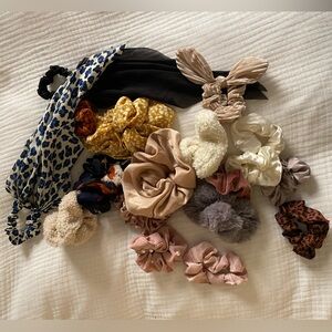 Assorted Hair Scrunchie Set